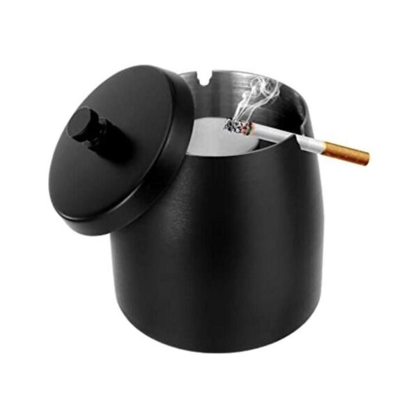 Cenicero para cigarrillos al aire libre con tapa bandejas_1