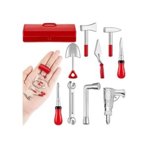 Juego de 10 herramientas para casa de muñecas mini_1