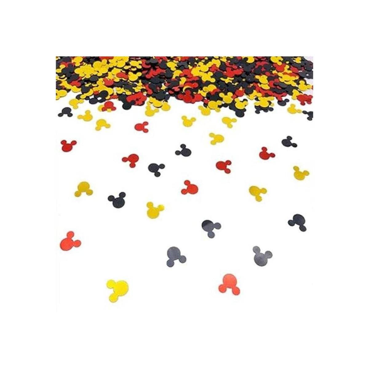 Confeti con temática de Mickey Mouse Decoración de baby