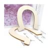 Honbay 24pcs en forma de herradura en blanco sin terminar