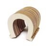Honbay 24pcs en forma de herradura en blanco sin terminar