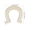 Honbay 24pcs en forma de herradura en blanco sin terminar