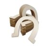 Honbay 24pcs en forma de herradura en blanco sin terminar
