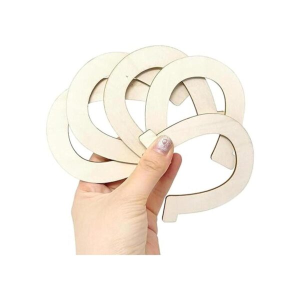 Honbay 24pcs en forma de herradura en blanco sin terminar