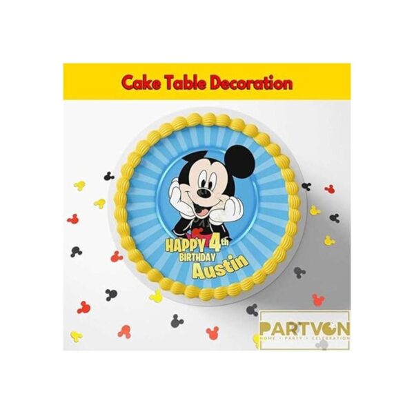 Confeti con temática de Mickey Mouse Decoración de baby