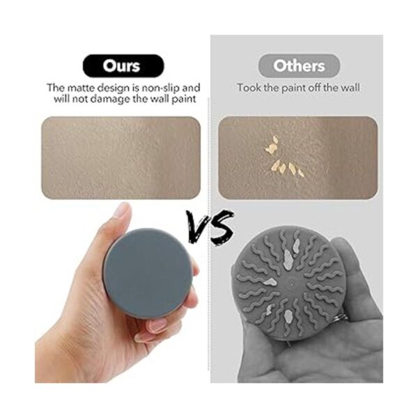Pack de 4 protectores de pared para puerta de bebé para_5