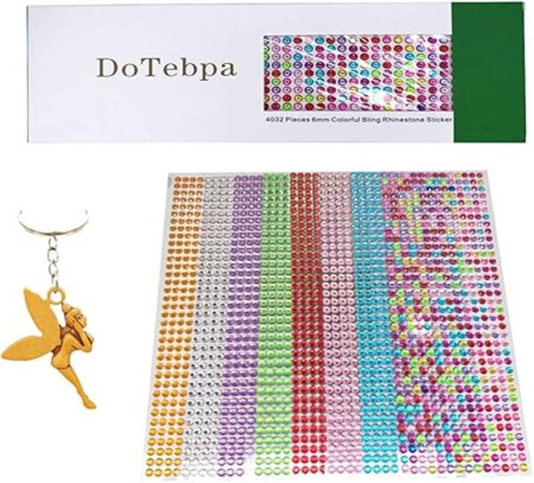 DoTebpa 4032 piezas de calcomanías de diamantes de