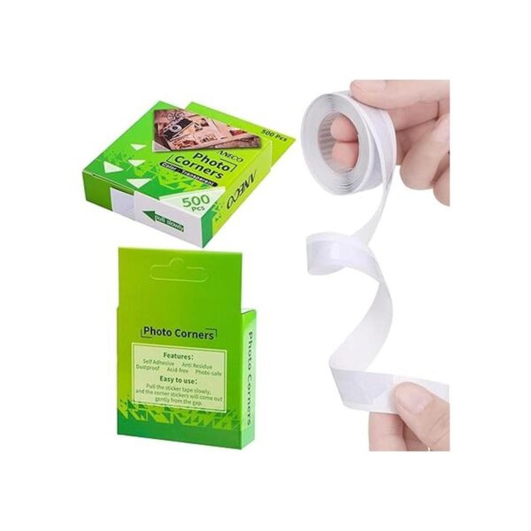 Aneco Paquete de 2 calcomanías transparentes para esquinas