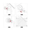 Pack de 4 protectores de pared para puerta de bebé para_6