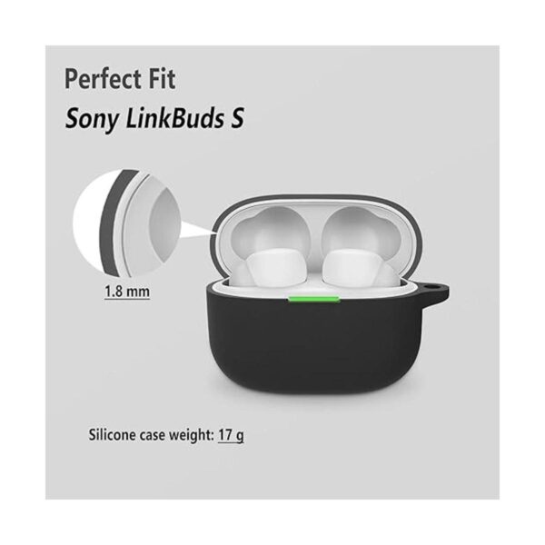 Geiomoo Funda de silicona compatible con Sony LinkBuds S_2
