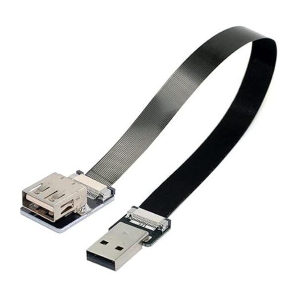 ChenYang CY Flat Slim FPC USB 2.0 TipoA macho a hembra_3