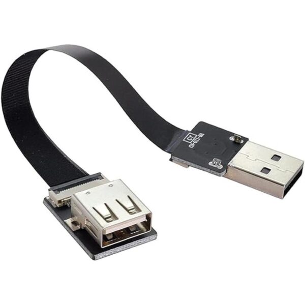 ChenYang CY Flat Slim FPC USB 2.0 TipoA macho a hembra_2