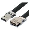 ChenYang CY Flat Slim FPC USB 2.0 TipoA macho a hembra_1