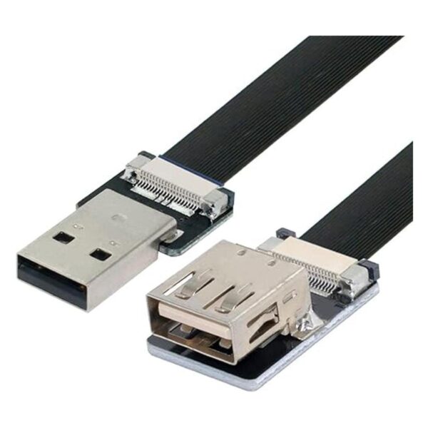 ChenYang CY Flat Slim FPC USB 2.0 TipoA macho a hembra_1