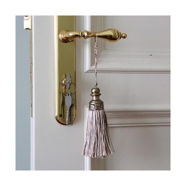 HedongHexi Paquete de 2 borlas de borla con bucles hechas
