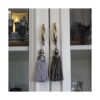 HedongHexi Paquete de 2 borlas de borla con bucles hechas