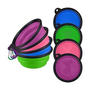 LAVAED Paquete de 4 cuencos plegables para perros