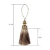 HedongHexi Paquete de 2 borlas de borla con bucles hechas