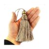 HedongHexi Paquete de 2 borlas de borla con bucles hechas