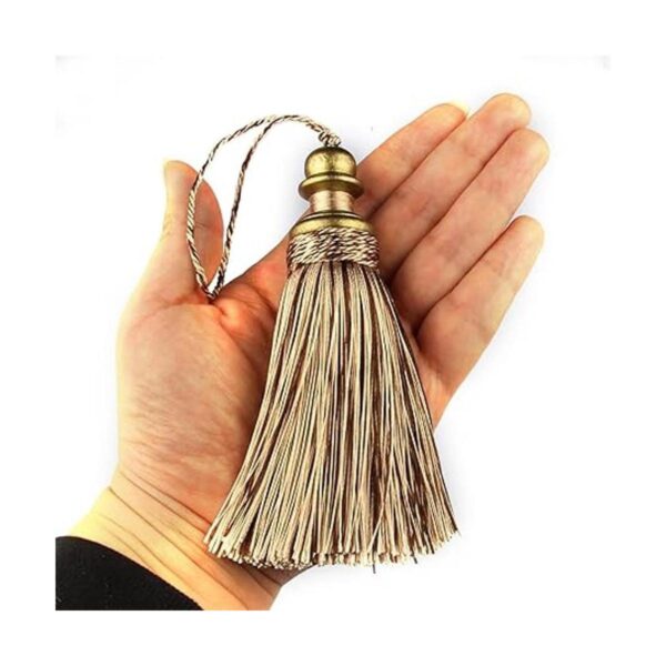HedongHexi Paquete de 2 borlas de borla con bucles hechas