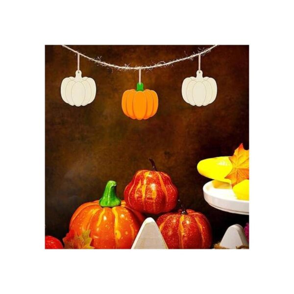 Creaides 20 piezas de madera de calabaza para