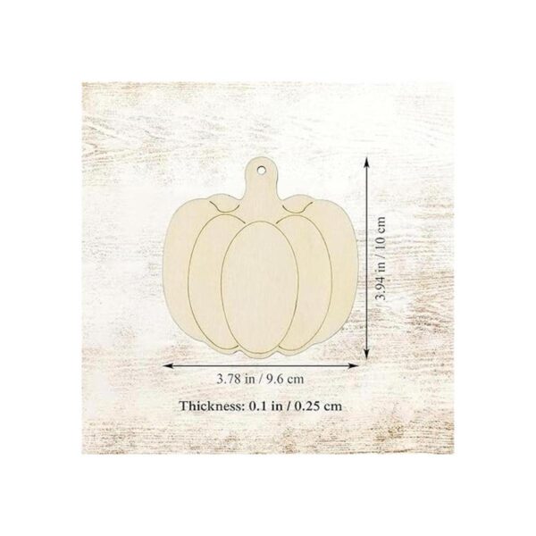 Creaides 20 piezas de madera de calabaza para