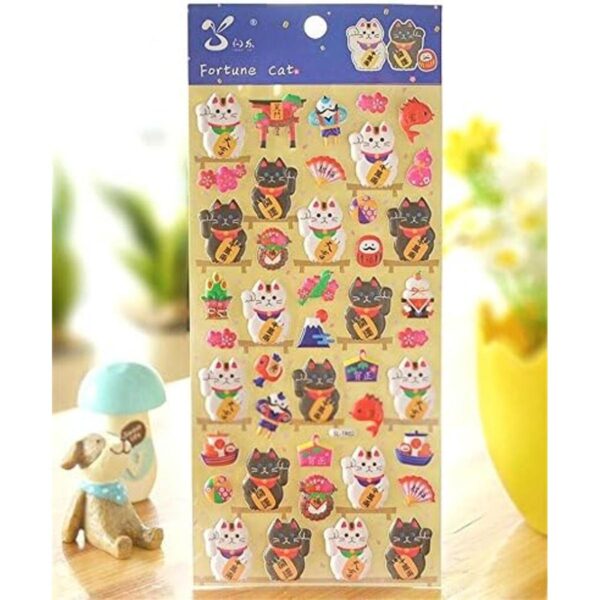 EatingBiting 4 hojas de más de 140 pegatinas japonesas de