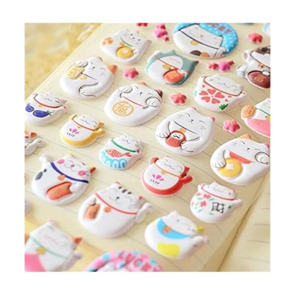 EatingBiting 4 hojas de más de 140 pegatinas japonesas de