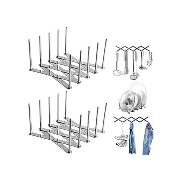 Hovico Soporte para tapa de olla organizador ajustable de_2
