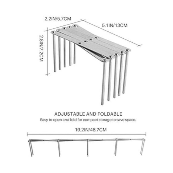 Hovico Soporte para tapa de olla organizador ajustable de_5