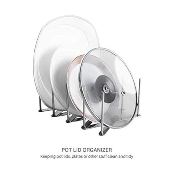 Hovico Soporte para tapa de olla organizador ajustable de_4