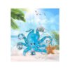 Cota Global Luz Azul y Plata Pulpo espumoso Imán 2