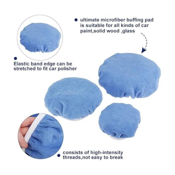 Mtsooning Juego de 5 almohadillas de algodón para pulir