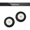 Fielect Juego de neumáticos y ruedas de esponja súper_3