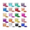 Copos de lámina dorada juego de 20 botellas de copos_2