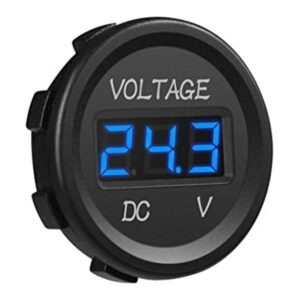 MICTUNING MICVMVoltímetro azul pantalla digital LED de 12_1