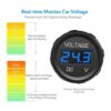 MICTUNING MICVMVoltímetro azul pantalla digital LED de 12_4