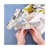 PH PandaHall 90pcs Jabón Envoltura 9 Estilo Flor Wrap
