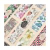 PH PandaHall 90pcs Jabón Envoltura 9 Estilo Flor Wrap