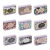PH PandaHall 90pcs Jabón Envoltura 9 Estilo Flor Wrap