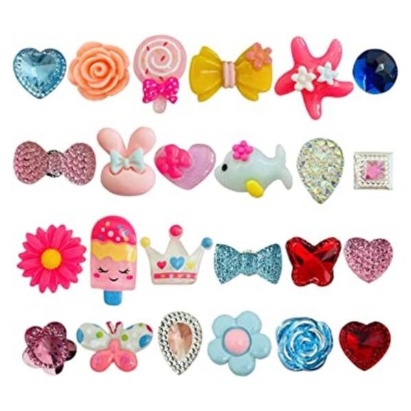 Juego de 24 anillos para niñas anillos de vestir para_1