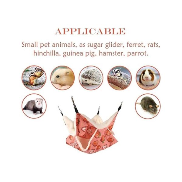 LEFTSTARER Hamaca colgante de animales pequeños para_3