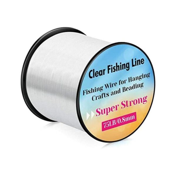 Cuerda de pesca fuerte transparente alambre de pesca
