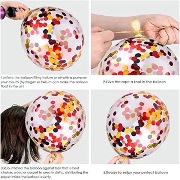 Kit de guirnalda de globos de ratón 100 globos de confeti_6