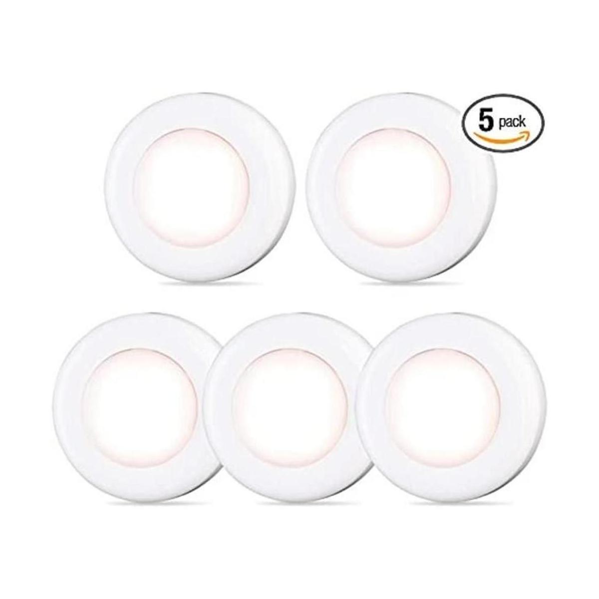 Luces de empuje con luz de estrella mini luz táctil