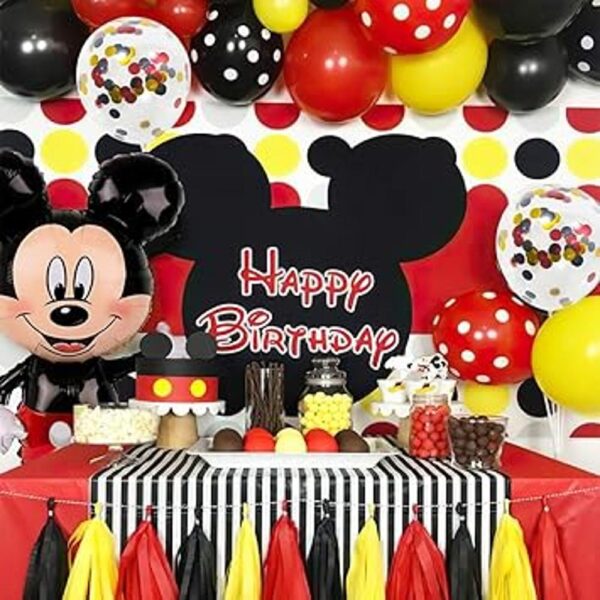 Kit de guirnalda de globos de ratón 100 globos de confeti_3