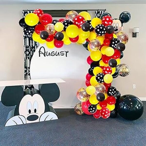 Kit de guirnalda de globos de ratón 100 globos de confeti_5