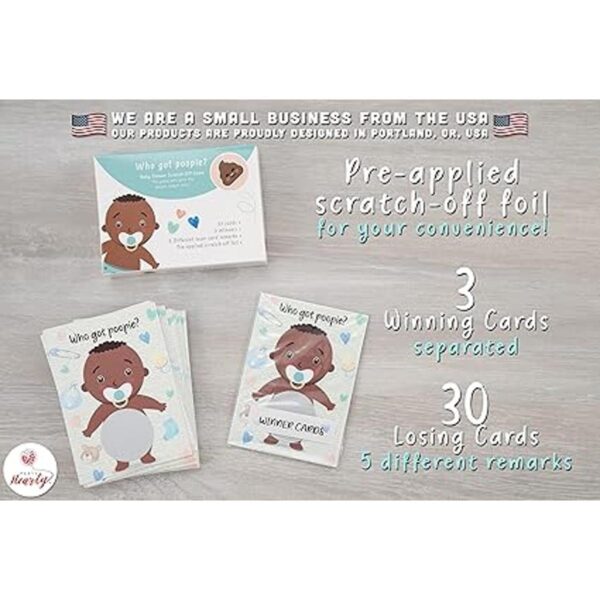 Juegos de baby shower 33 tarjetas de rifa Party Hearty_2