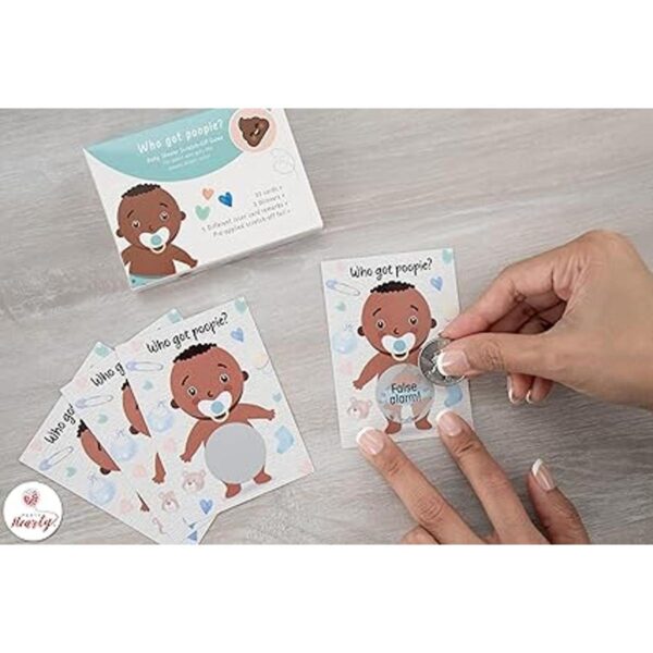 Juegos de baby shower 33 tarjetas de rifa Party Hearty_6