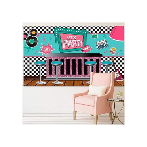 Decoración de pancarta de la tienda de refrescos de los